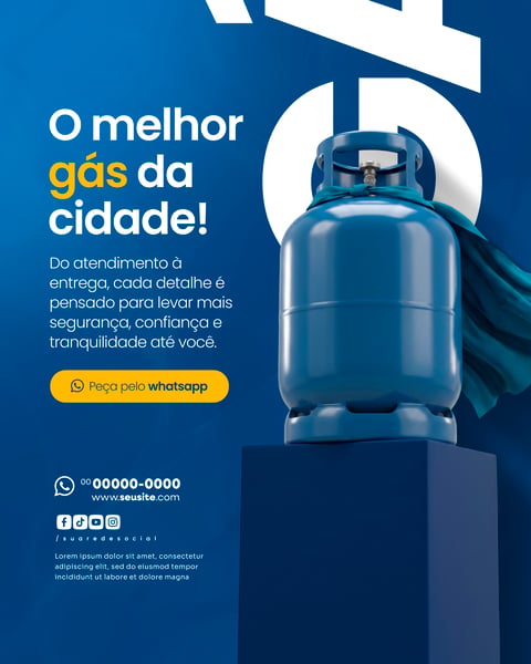 DISTRIBUIDORA DE GÁS SOCIAL MEDIA PSD EDITÁVEL 5