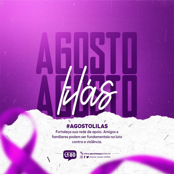AGOSTO LILÁS CAMPANHA DE COMBATE A VIOLÊNCIA CONTRA A MULHER FEED1 6