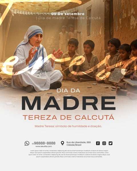 DIA DA MADRE TERESA DE CALCUTÁ