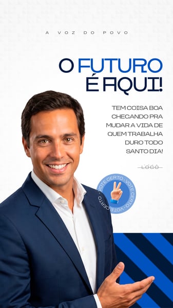 A VOZ DO POVO O FUTURO É AQUI TEM COISA BOA CHEGANDO PRA MUDAR A VIDA DE QUEM SOCIAL MEDIA PSD STORY