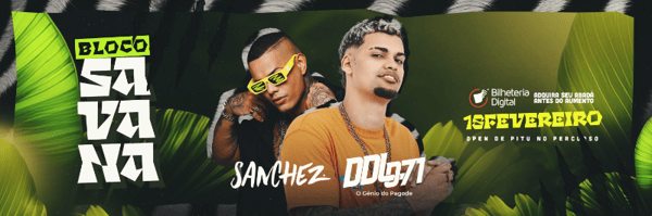 FLYER EVENTO CARNAVAL BLOCO BLOCO SAVANA CARROSSEL PSD EDITÁVEL