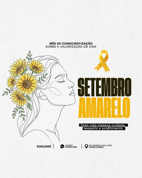 SETEMBRO AMARELO VOCÊ NÃO ESTÁ SOZINHO 7