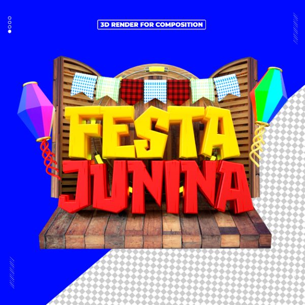 SELO 3D FESTA JUNINA