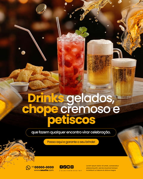 BAR E BOTECOSOCIAL MEDIA PSD EDITÁVEL 8