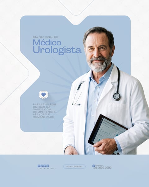 DIA DO MÉDICO UROLOGISTA HOMENAGEM ESPECIAL SOCIAL MEDIA PSD EDITÁVEL 3