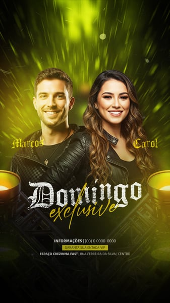 FLYER EVENTOS ARTISTAS SHOWS FESTA - SOCIAL MEDIA PSD EDITÁVEL 7