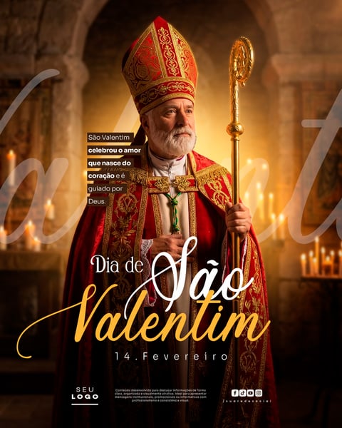 DIA DE SÃO VALENTIM 14 DE FEVEREIRO SOCIAL MEDIA PSD EDITÁVEL 2