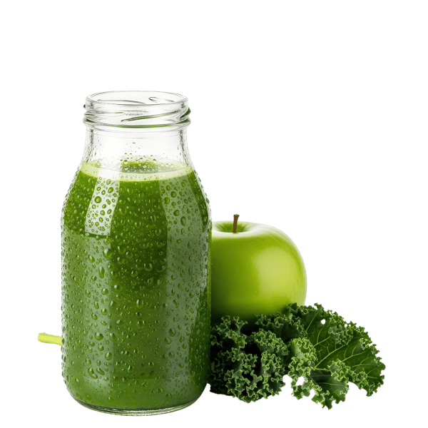 SUCO DETOX VERDE COM MAÇÃ E COUVE 1