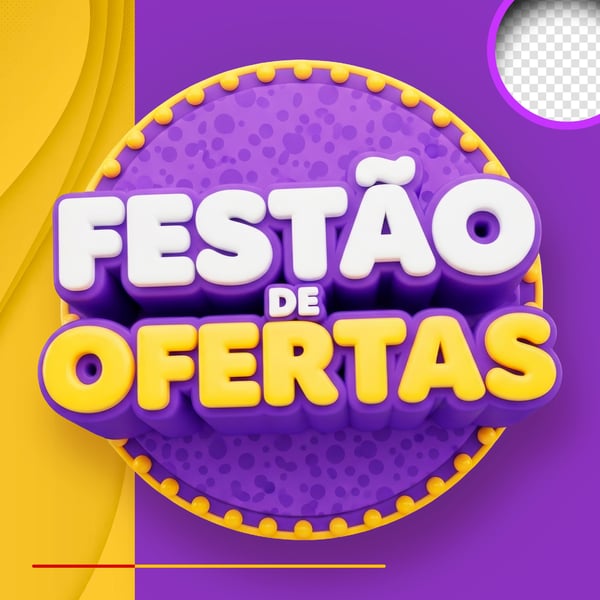 SELO 3D SUPERMERCADO