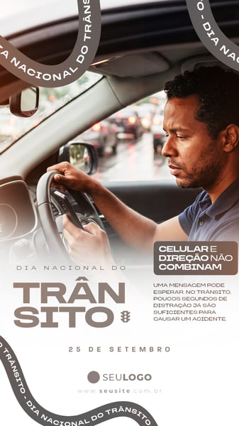 STORY SOCIAL MEDIA DIA NACIONAL DO TRÂNSITO PSD EDITÁVEL 07