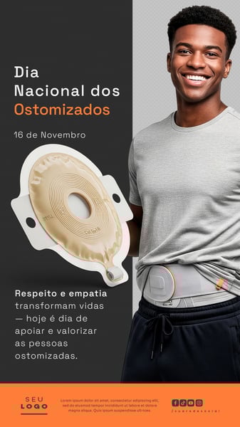 DIA NACIONAL DOS OSTOMIZADOS 16 DE NOVEMBRO STORY SOCIAL MEDIA PSD EDITÁVEL (1)