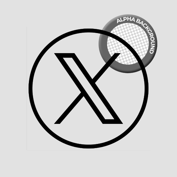 LOGO REDE SOCIAL X PNG TRANSPARENTE SEM FUNDO