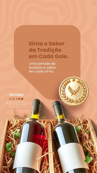 STORY - VINHO - SINTA O SABOR DA TRADIÇÃO