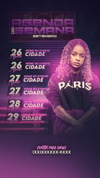 AGENDA SEMANAL STÓRIES