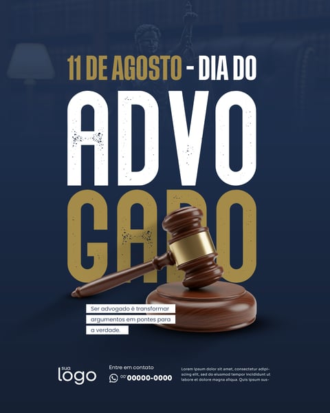 11 DE AGOSTO DIA DO ADVOGADO