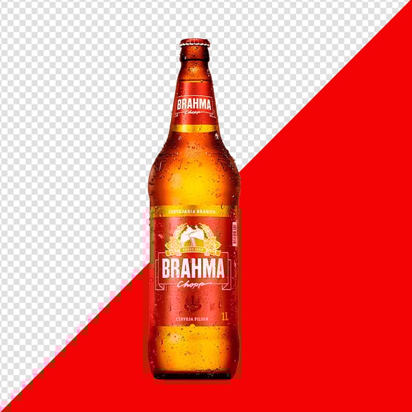OVP LITRÃO CERVEJA BRAHMA PNG TRANSPARENTE SEM FUNDO