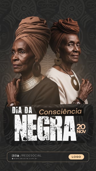 STORY DIA DA CONSCIÊNCIA NEGRA 20 DE NOVEMBRO SOCIAL MEDIA PSD EDITÁVEL - 01
