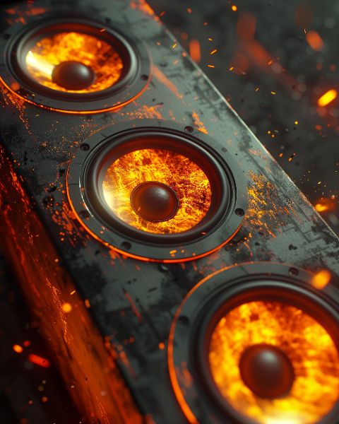 CAIXA DE SOM | FUTURISTA | BACKGROUND