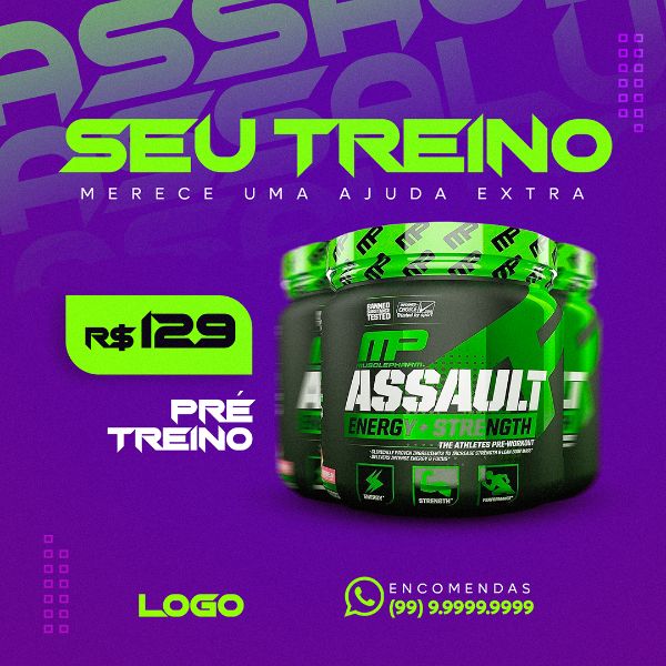 SUPLEMENTO PRÉ TREINO PSD