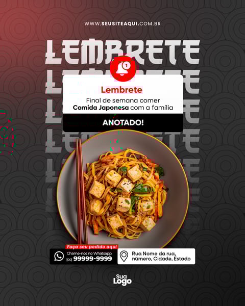 Feed Vertical - Comida japonesa - Sushi