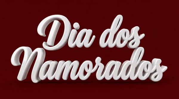TEXTO DIA DOS NAMORADOS EM 3D BRANCO 02