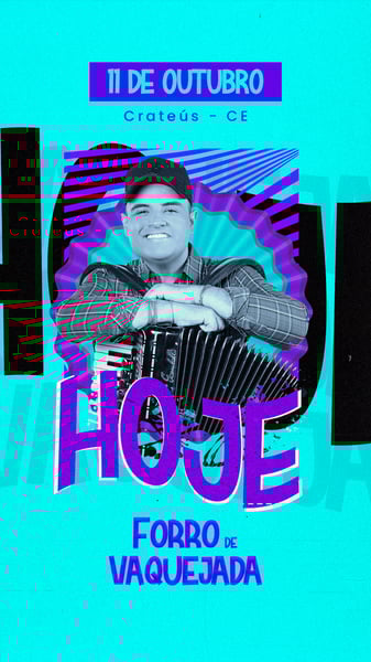 AGENDA SEMANAL FORRÓ DE VQUEJADA STORY PSD EDITÁVEL