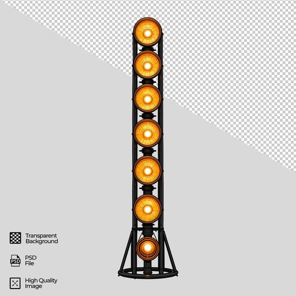 ESTRUTURA COM LUZ REFLETORES 