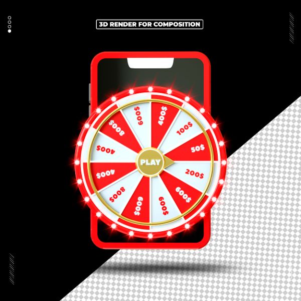 3d render object casino roulette