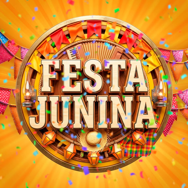 SELO 3D PARA EVENTOS DE SÃO JOÃO MODELO 13