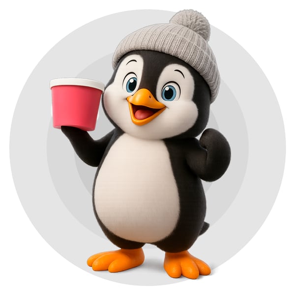 SOCIAL MEDIA MASCOTE SORVETERIA PINGUIM