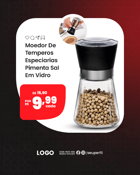 SOCIAL MEDIA - LOJA DE UTILIDADES DE R$ 10,00