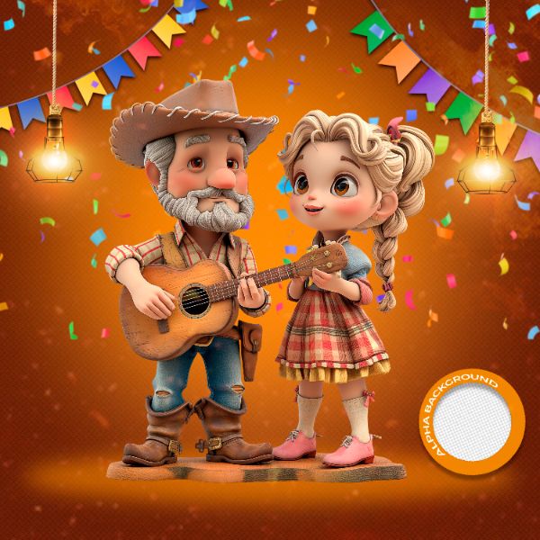 MASCOTES DE FESTA JUNINA MODELO 172