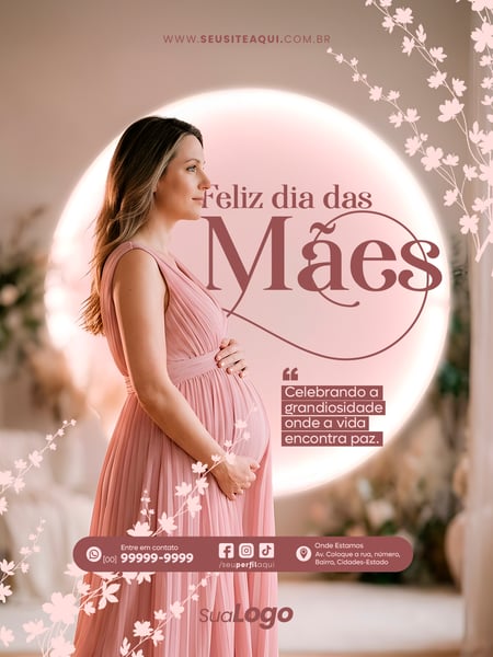 POST FEED 10 DE MAIO DIA DAS MÃES SOCIAL MEDIA PSD EDITÁVEL 05
