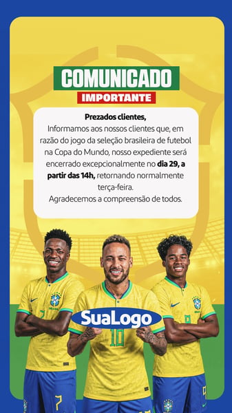 55 POST COMUNICADO COPA DO MUNDO BRASIL