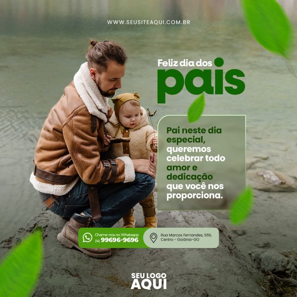 FEED QUADRADO - FELIZ DIA DOS PAIS | SOCIAL MEDIA | PSD EDITÁVEL