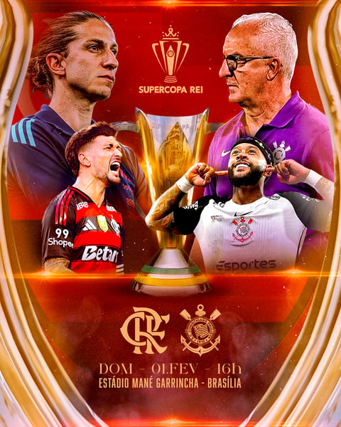 SUPERCOPA REI 2026 FLAMENGO X CORINTHIANS FUTEBOL