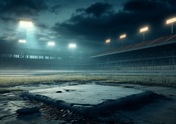 IMAGEM DE ESTADIO COM LUZES PARA COMPOSIÇÃO