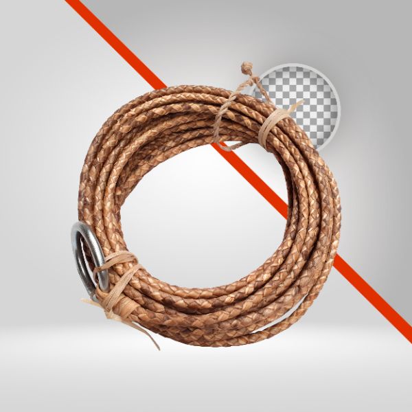 LAÇO, CORDA 3D, ELEMENTO PNG, PARA FUNDO DE FLYERS, IMAGEM COM FUNDO TRANSPARENTE, PEGA DE BOI