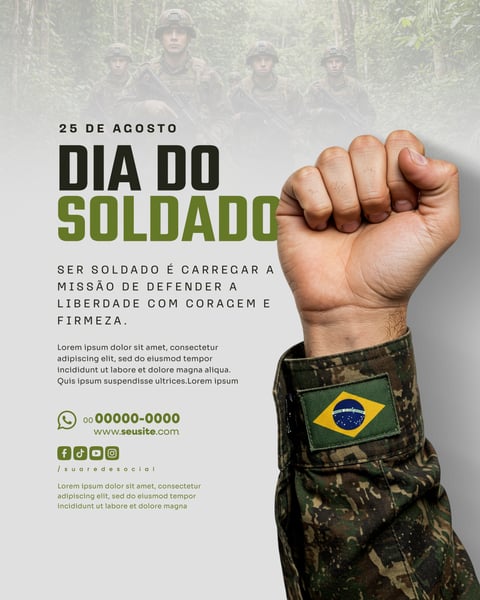 25 DE AGOSTO DIA DO SOLDADO