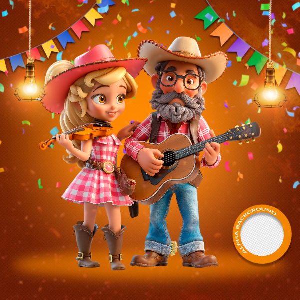 MASCOTES DE FESTA JUNINA MODELO 142