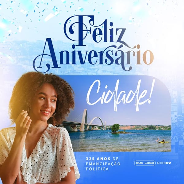 POST ANIVERSÁRIO CIDADE PARABÉNS FEED