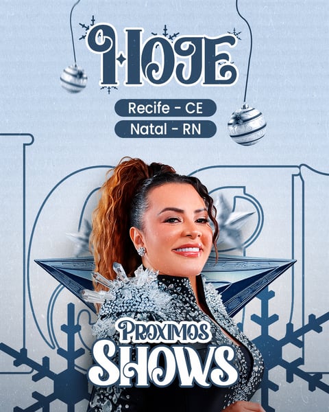 EDS AGENDA DE SHOWS NATAL FENOMENAL FEED PSD EDITAVEL