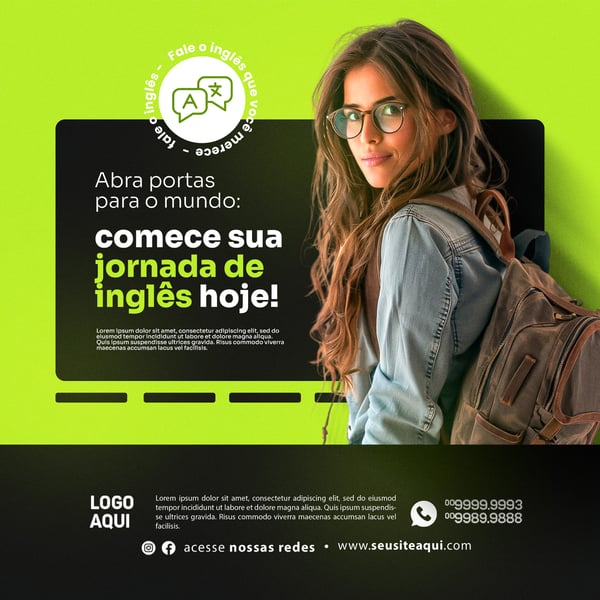 ESCOLA DE INGLÊS  COMECE SUA JORNADA DE INGLÊS