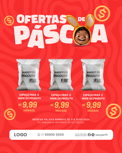 OFERTAS DE PÁSCA FOLHETO 03 VERMELHO