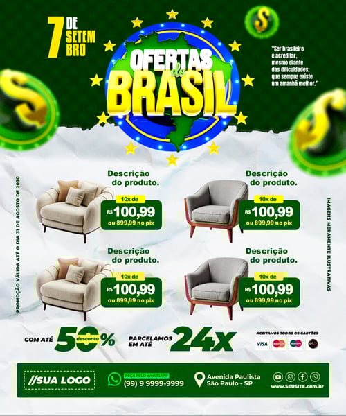 Dia da Independência do Brasil 07 de Setembro