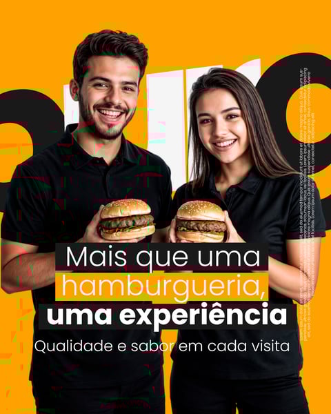 HAMBÚRGUER - UMA EXPERIÊNCIA INCRÍVEL