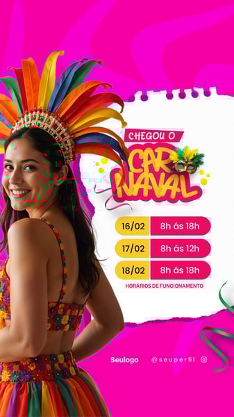 AVISO DE CARNAVAL STORY 9 PSD