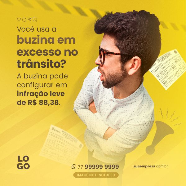 BUZINA EM EXCESSO NO TRÂNSITO - AUTOESCOLA
