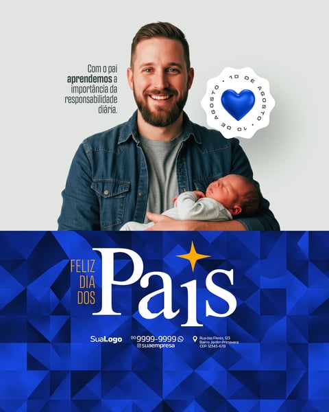 SOCIAL MEDIA DIA DOS PAIS 10 DE AGOSTO