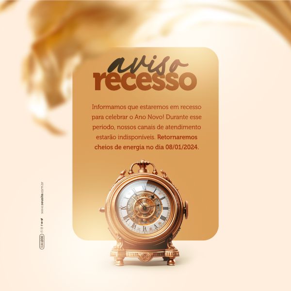 SOCIAL MEDIA - FELIZ 2024 - AVISO DE RECESSO